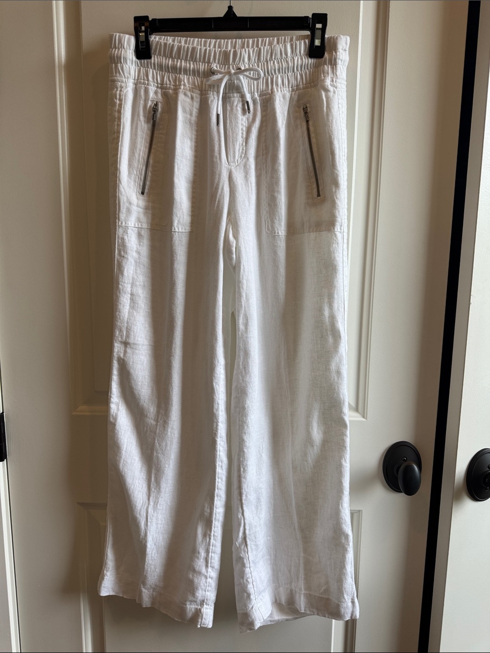 Athleta Cabo Linen Wide Leg Pant Sz 6P